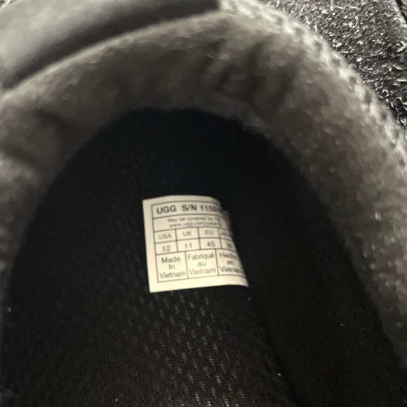 NWT $120 UGG Tasman IOE Men's Slippers Charcoal Gray 1155197 Suede - Picture 9 of 9